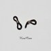 10 opaque black rubber cord eyeglasses chain ends x