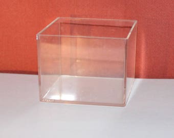 Lot de 25 boîtes plexi pour rangement perles et accessoires 6cm