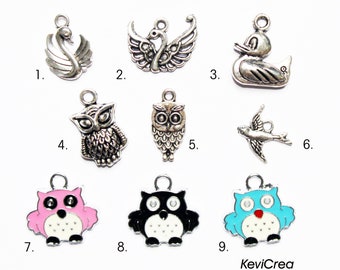 OISEAUX charms to choose from