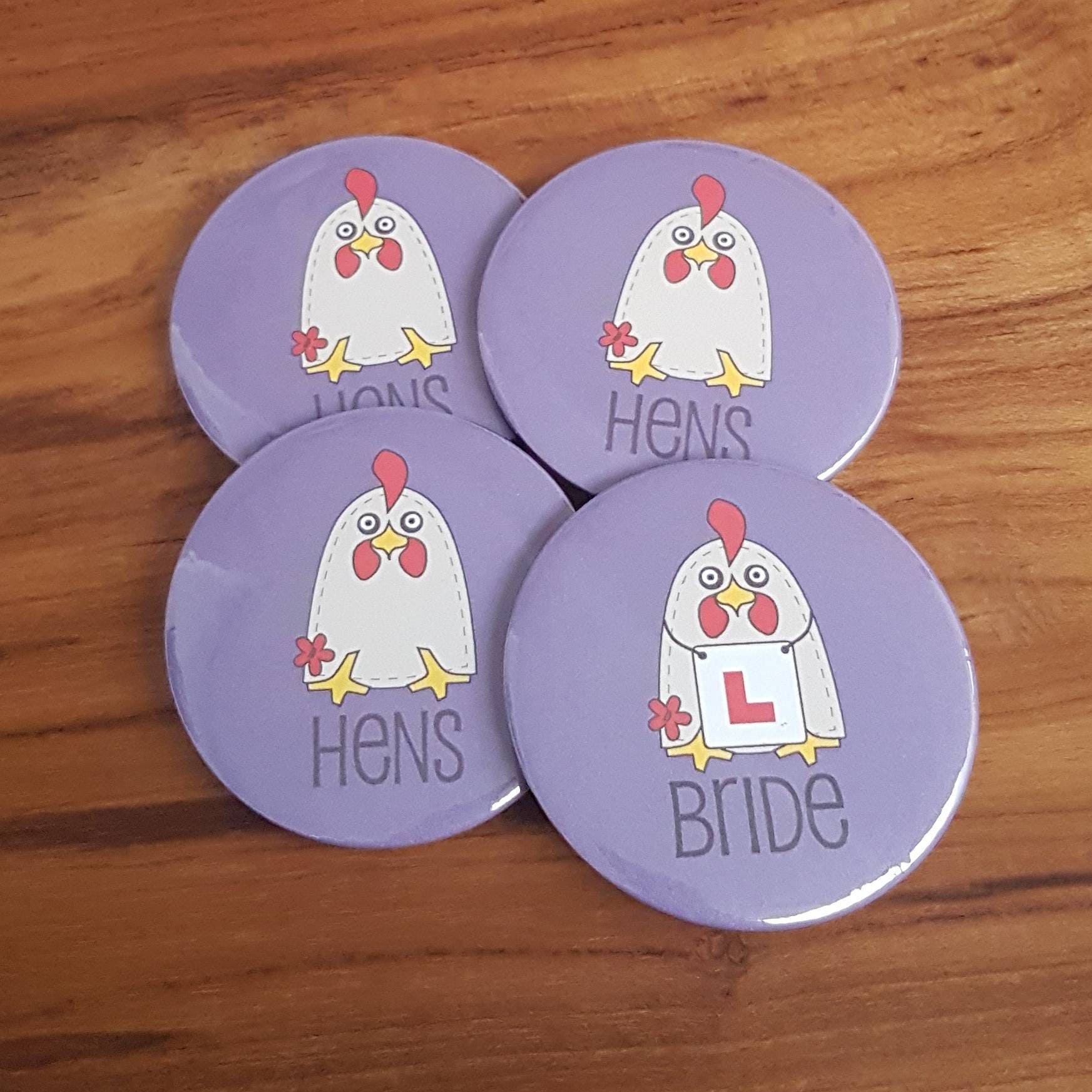 Hen party badges Custom hen party badges Hen party favours Etsy