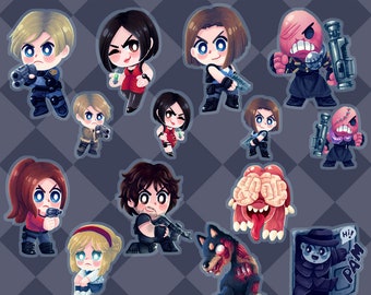 Resident Evil/Biohazard acrylic charms