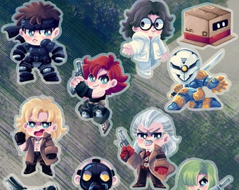 Metal Gear Solid 1 acrylic charms
