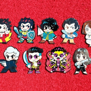 Yakuza Like a Dragon enamel pins