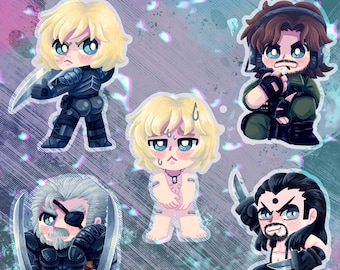 Metal Gear Solid 2 acrylic charms