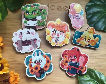 Wooden pins