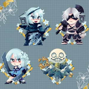 Nier Replicant acrylic charms