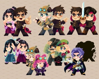 STICKERS: The Great Ace Attorney/ Dai Gyakuten Saiban