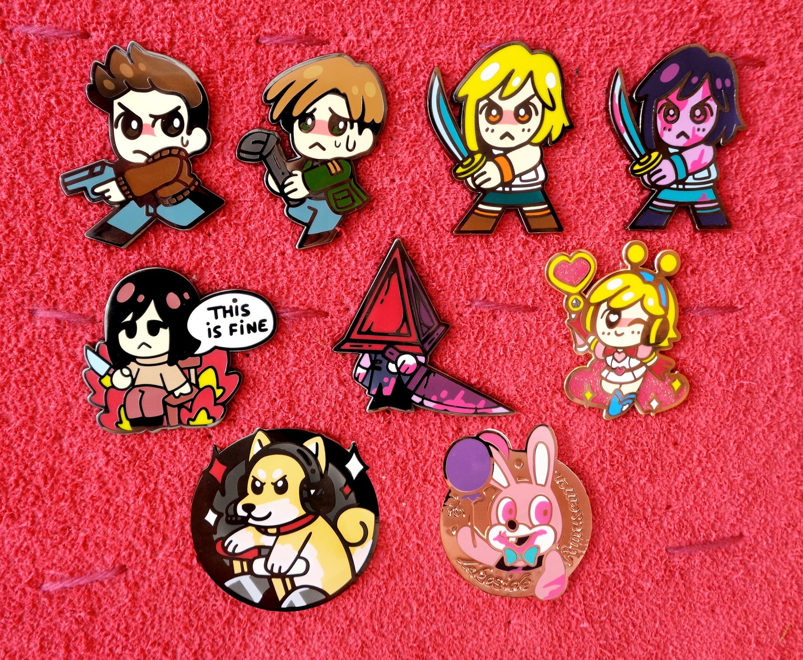 PREORDER Silent Hill enamel pin: set 1
