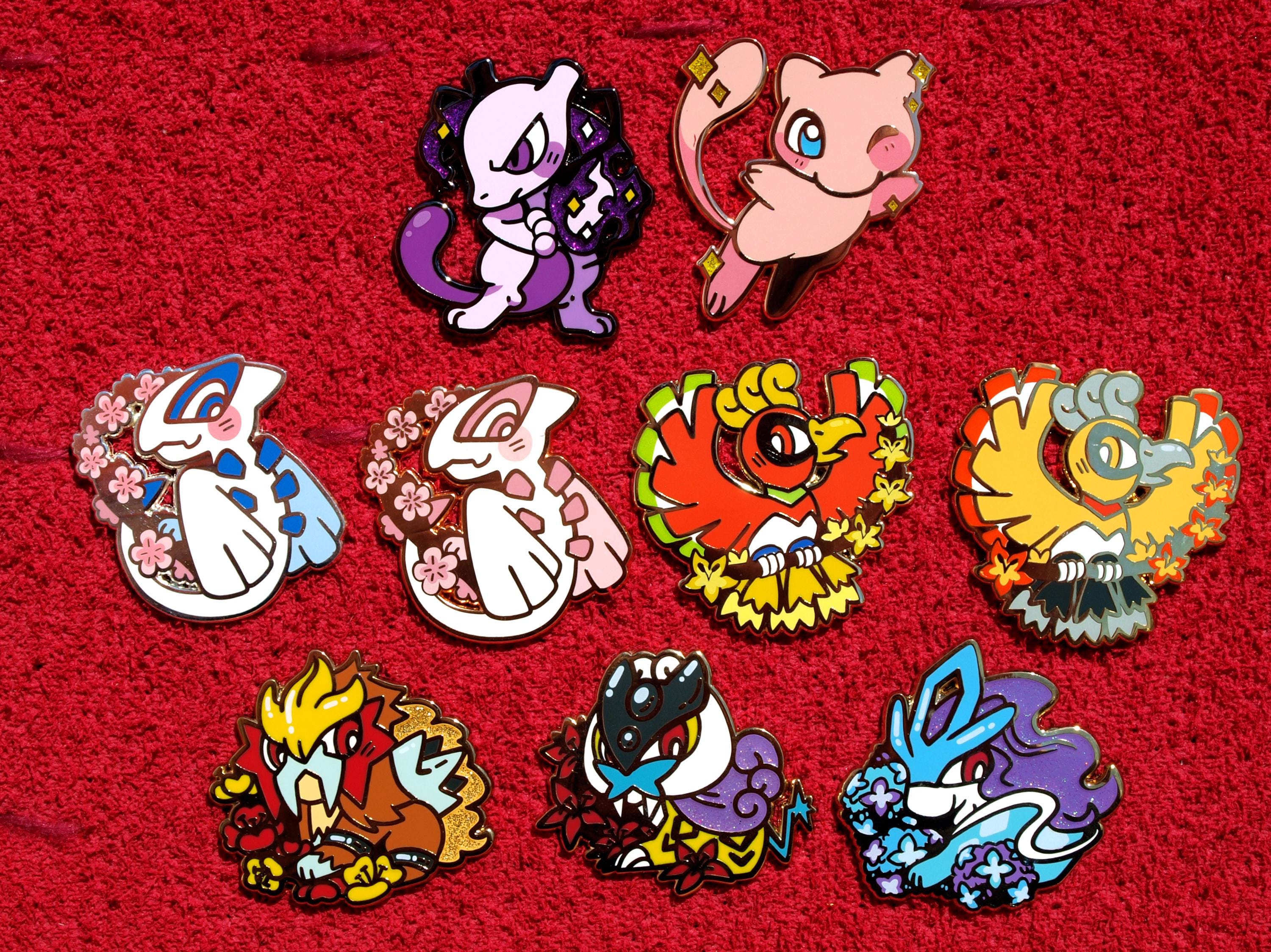 Poke Pin Pattern Parit Pokepins Enamel Pins Set II - Etsy