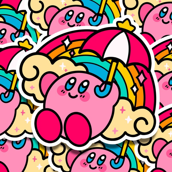 Kirby vinyl sticker