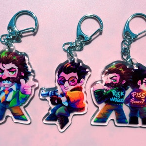 Disco Elysium acrylic charms