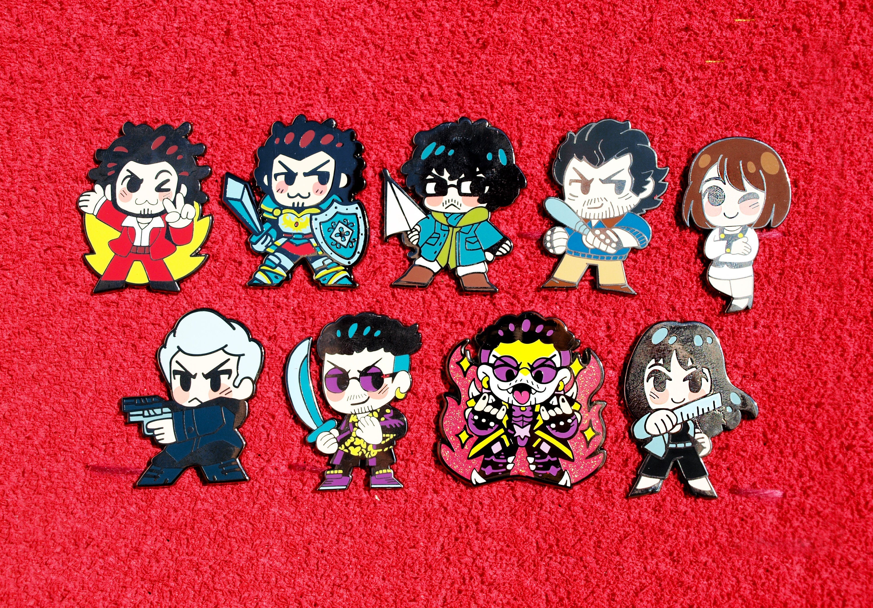 Yakuza Like a Dragon enamel pins