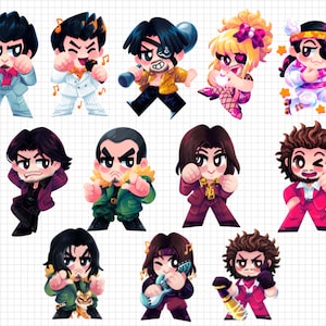 Yakuza acrylic charms