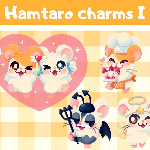 Hamtaro I charmes acryliques