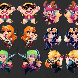 One Piece acrylic charms image 2