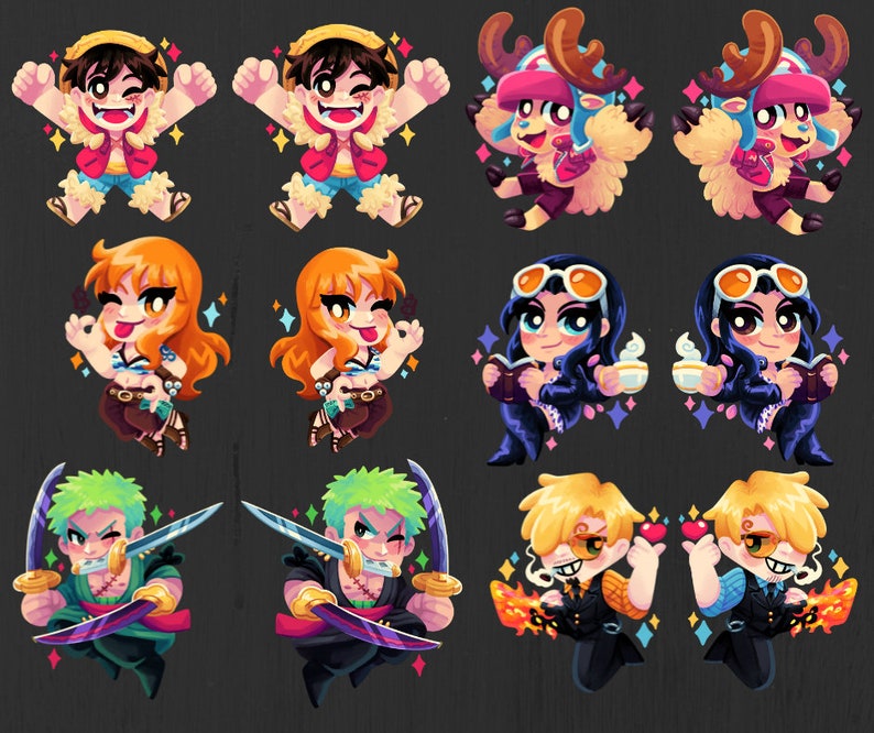 One Piece acrylic charms image 2