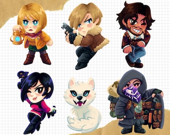 Breloques en acrylique Resident Evil 4/Biohazard 4