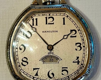 Hamilton ‘Van Buren’ Secometer pocket watch