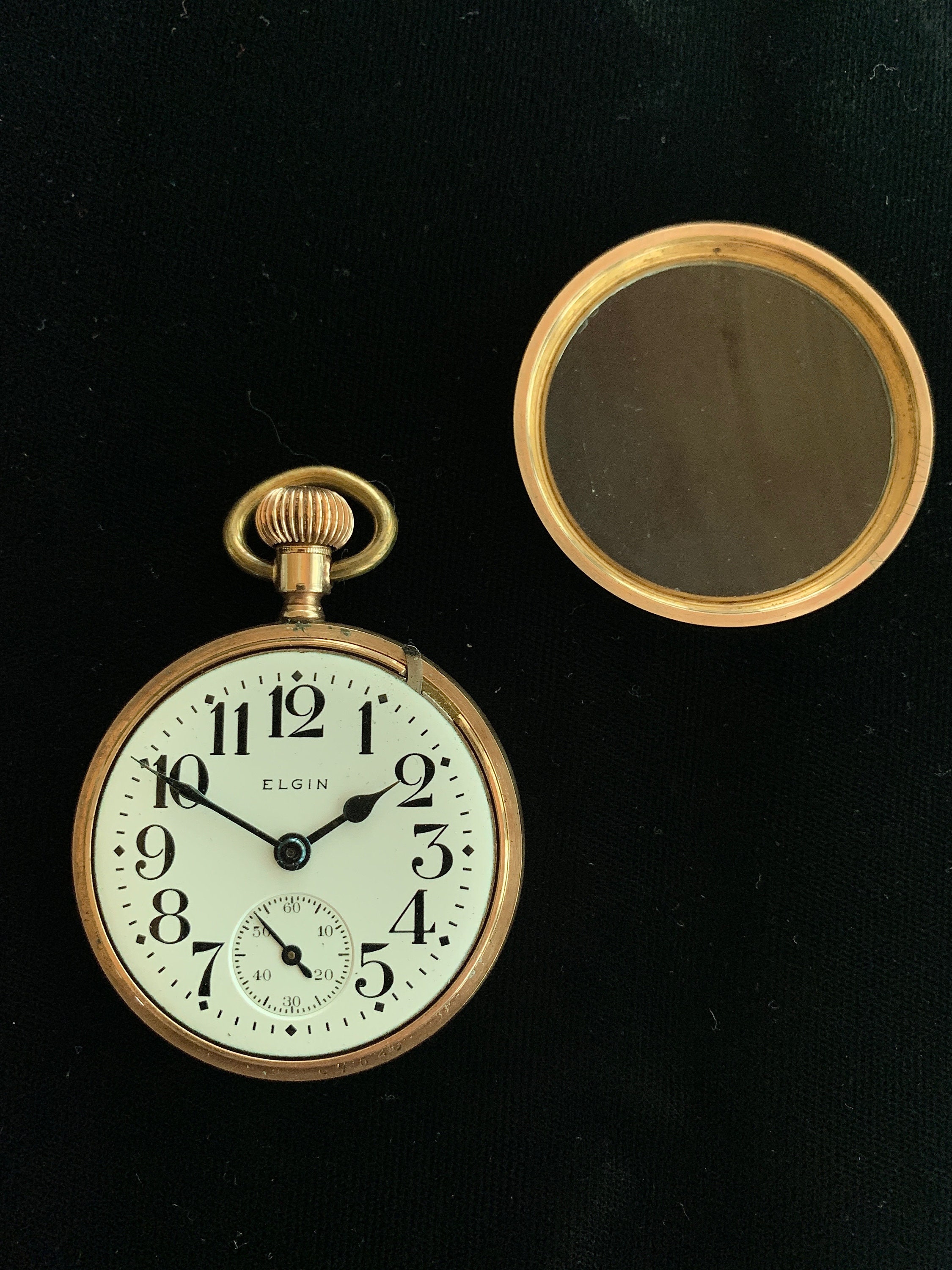 Elgin Pocket Watch Etsy