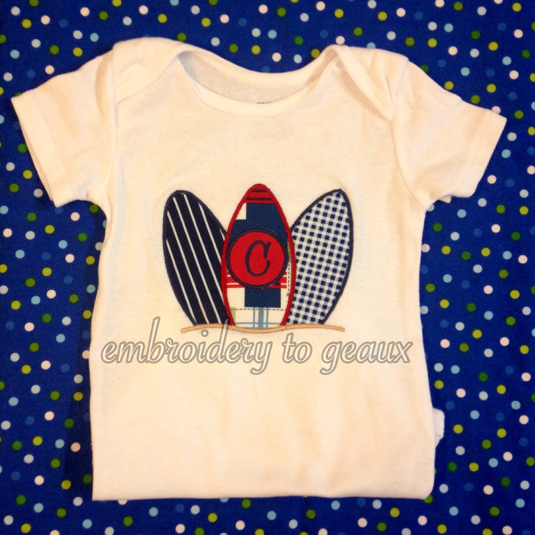 Summer Surfboard Child's Tshirt or Baby Bodysuit With Etsy