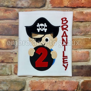 Pirate Birthday Shirt, Boys Pirate Shirt, Toddler Boys Birthday Shirt, Third Birthday Shirt, Birthday Shirt, Boys Birthday Outfit
