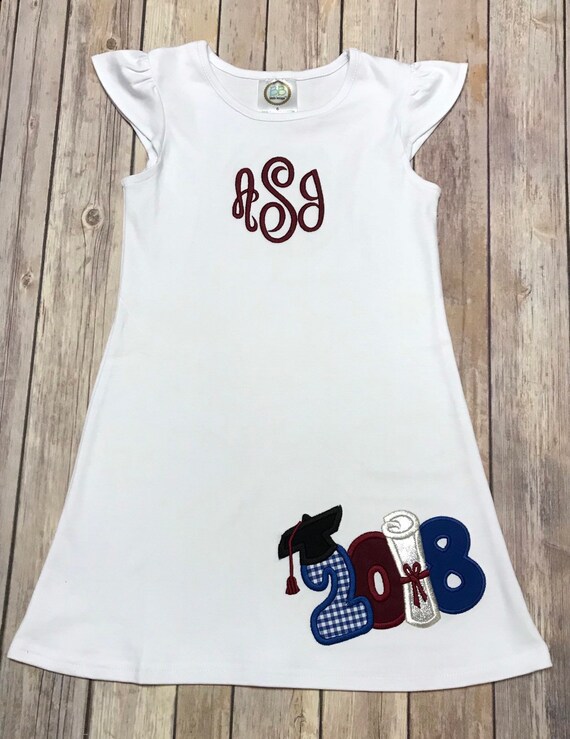 White dress for kindergarten cheap graduation