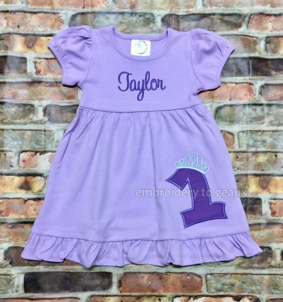 Girl's Birthday Dress, Princess Birthday Dress, Girl's Birthday