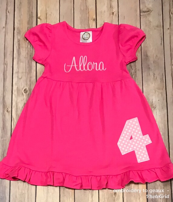 4t birthday dress
