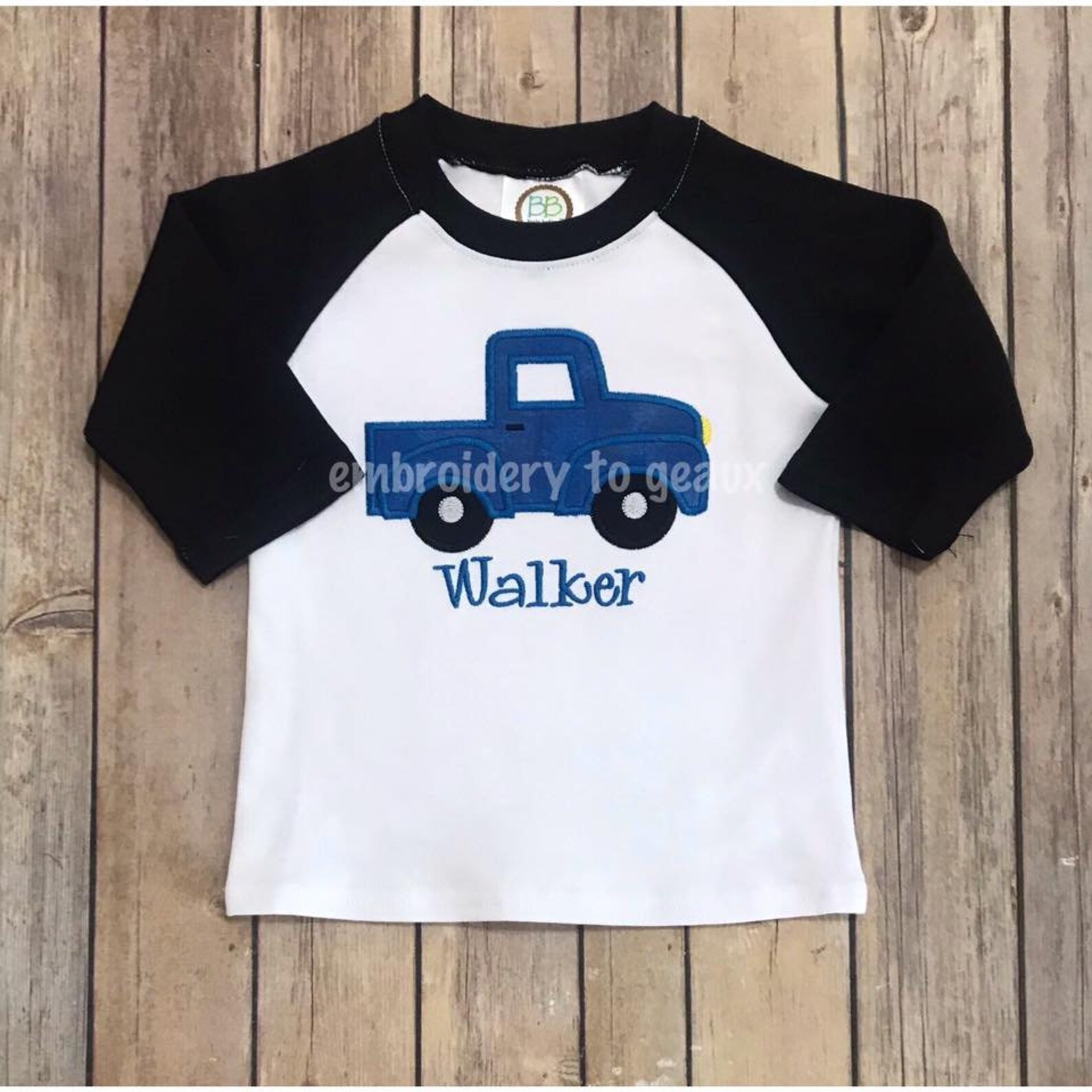 Blue Truck Tshirt Boys Truck Tshirt Toddler Boys Truck Etsy