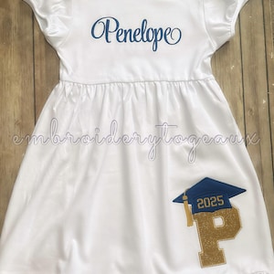 Kindergarten Graduation Dress, Girls Graduation Dress, Toddler Girls Kindergarten Graduation Outfit, Toddler Grad Dress, Toddler Grad Outfit