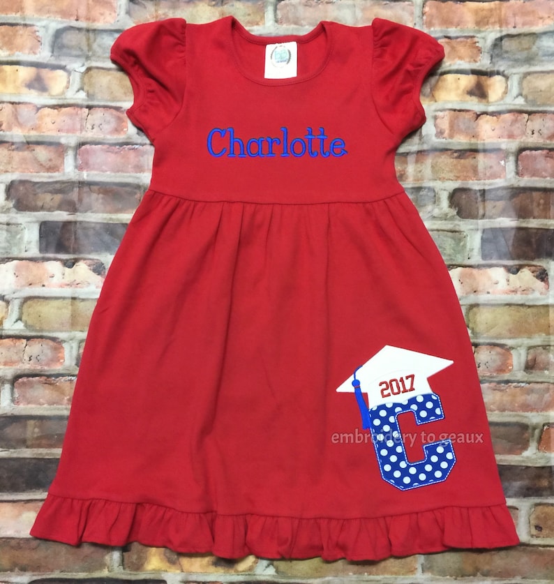 Kindergarten Graduation Dress Girls Graduation Dress Toddler Etsy