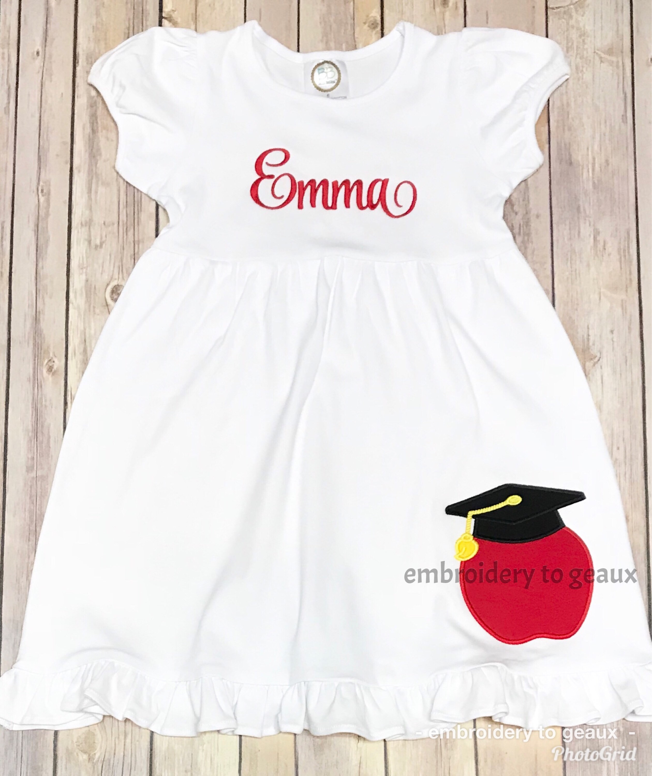 Girls Graduation Dress, Kindergarten Graduation Dress,  Toddler Girls Kindergarten Graduation Outfit, Girls Graduation Outfit, Class of 2019