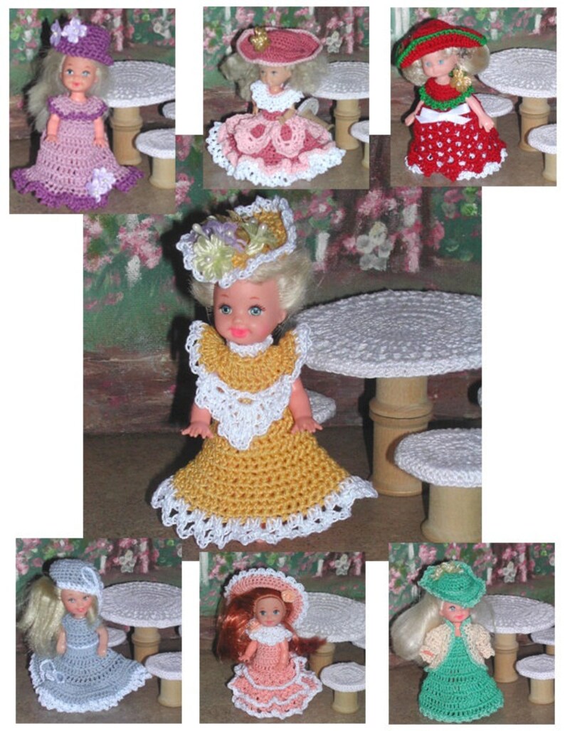 Crochet Fashion Doll Kelly Pattern 417 LITTLE FASHIONABLE Etsy