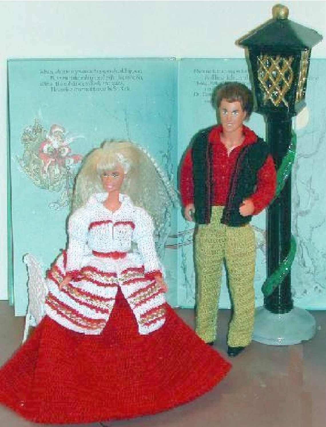 Crochet Fashion Doll Barbie & Ken Pattern 287 CHRISTMAS - Etsy