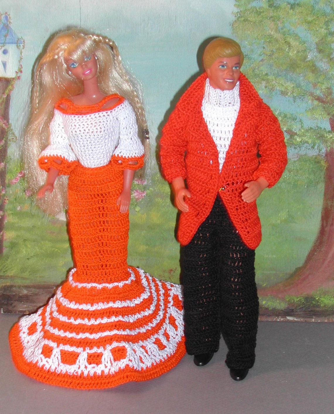 Crochet Fashion Doll Ken & Barbie Pattern 59 HALLOWEEN - Etsy