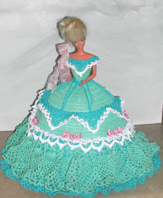Barbie Doll clothes Crochet patterns - 1883 Afternoon Dress - Inspire Uplift