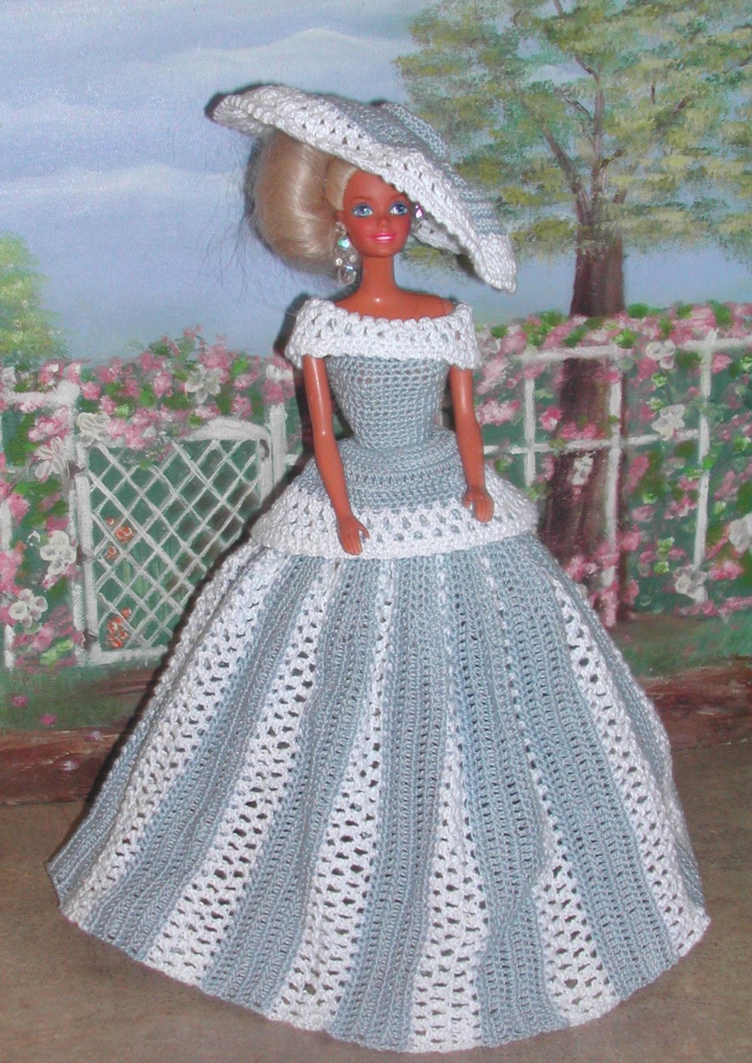 Señal Ten cuidado Perspectiva Barbie crochet patrones trajes de coleccionista de ganchillo - Etsy España