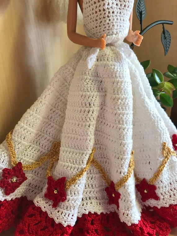 Crochet Pattern Pdf-southern Fashion Doll Barbie Gown Crochet Vintage  Pattern-crochet Blueprint-doll Dress Pattern Vol 37 - Etsy