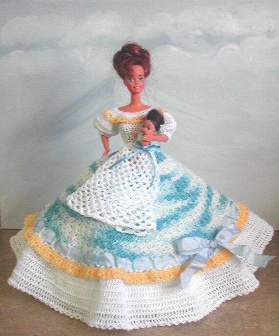 vestido barbie crochet