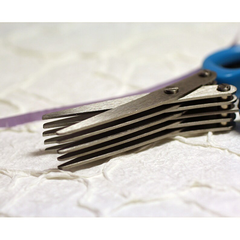 5 Blade Scissors Tool Scissors for Fringe Cutting Etsy