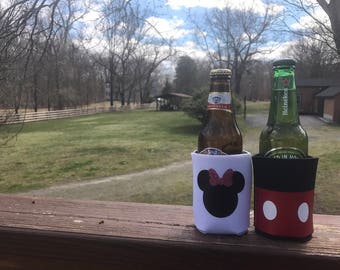 Mickey and Minnie can cooler, Disney can cooler, Couple