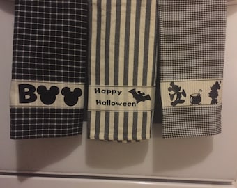 Toallas de cocina de Halloween de Disney