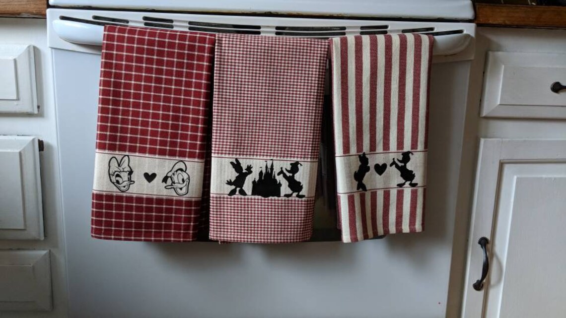 Decorative Donald Duck and Daisy Duck Towels Donald Duck Etsy