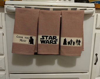 Star Wars Decorative Towel Set, Decorative Bar or Kitchen Towel