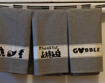Toallas de cocina decorativas de Acción de Gracias de Disney, regalo de anfitriona