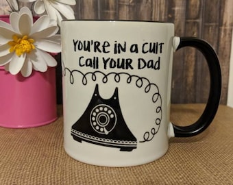 Ma tasse préférée de meurtre, vous êtes dans un culte appelez votre tasse de papa, tasse de MFM, tasse de Murderino