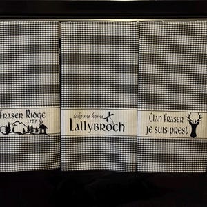 Dekoratives Outlander Jamie Fraser Handtücher Set, Outlander Handtücher, 3er-Set