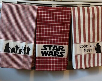 Star Wars Decorative Towel Set, Decorative Bar or Kitchen Towel Set of