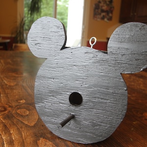 Mickey Mouse Birdhouse outdoor, Disney Birdhouse, Rustic Birdhouse - Free Shipping