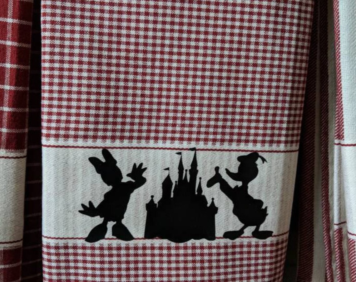 Decorative Donald Duck and Daisy Duck Towels Donald Duck Etsy